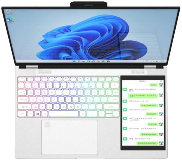 MS15 — Ordinateur portable double écran 15,6" + 7" (N100)